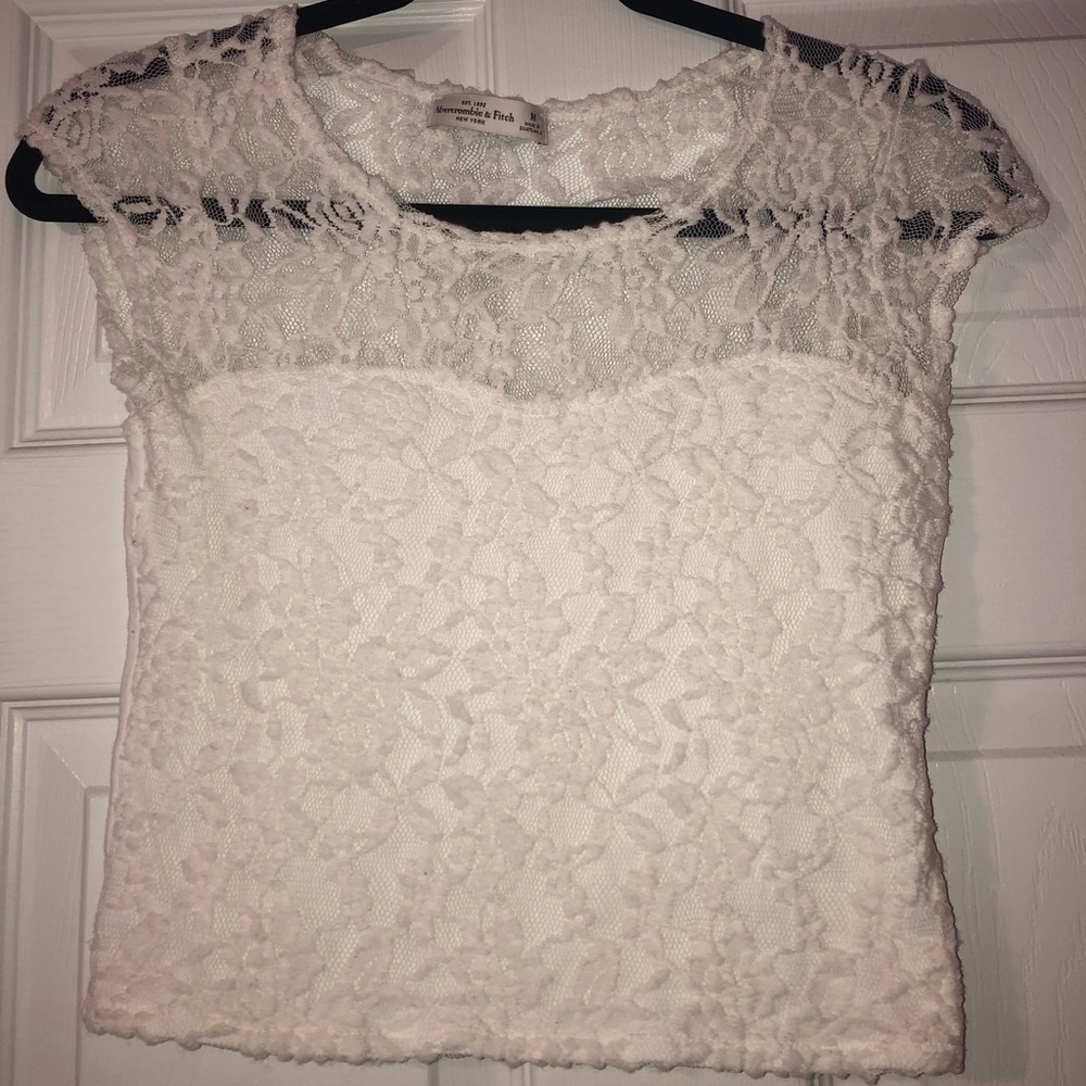 White crop top